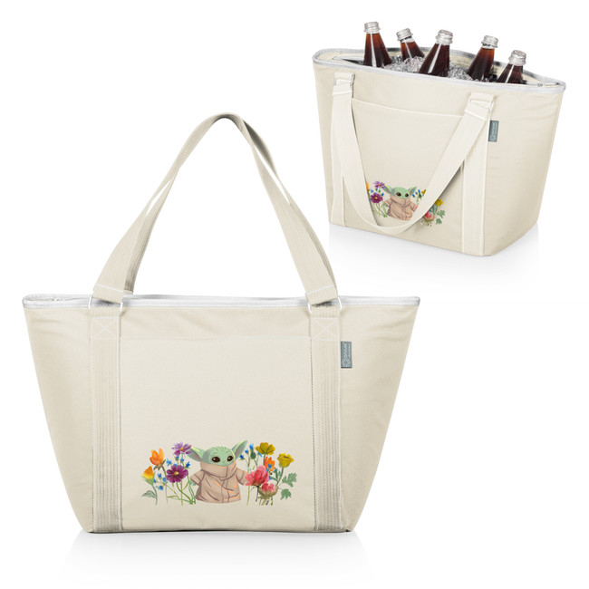 Mandalorian The Child Flowers Topanga Cooler Tote Bag, (Sand)