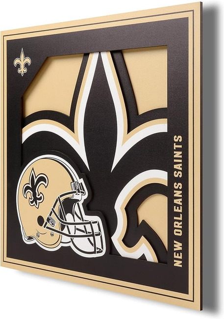 New Orleans Saints NFL 12x12 Logo Series Wall Art