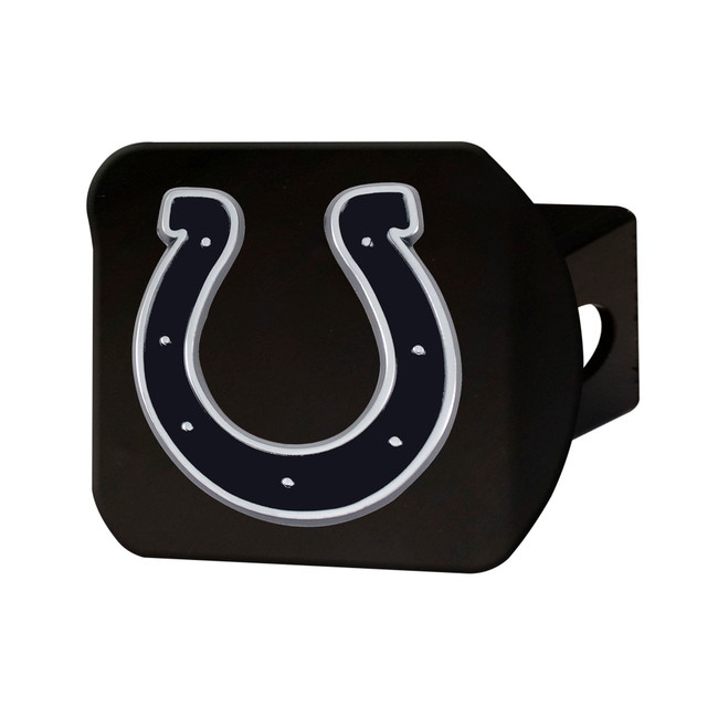 Indianapolis Colts Hitch Cover - Black Horseshoe Primary Logo Black