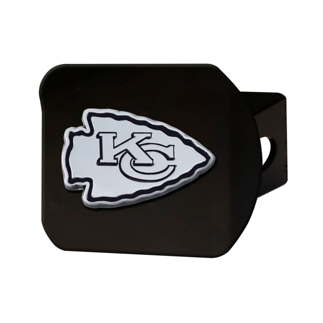 Kansas City Chiefs Hitch Cover - Black KC Arrow Primary Logo Black