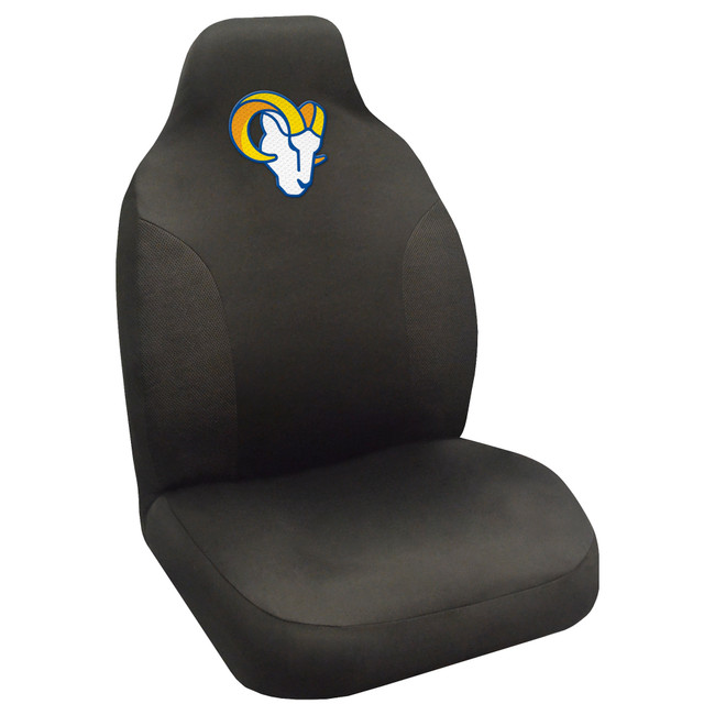Los Angeles Rams Embroidered Seat Cover Ram Head Secondary Logo