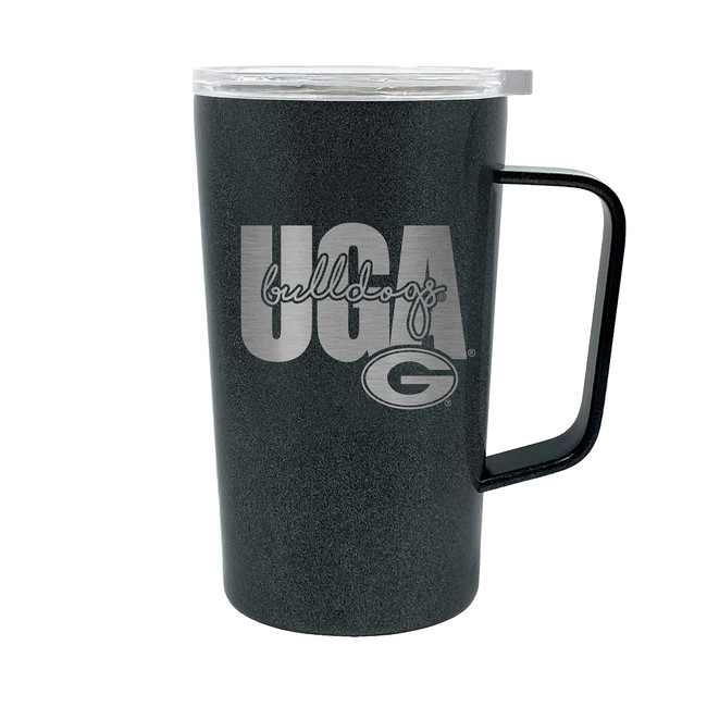 NCAA Georgia Bulldogs 18oz Onyx Hustle Travel Mug