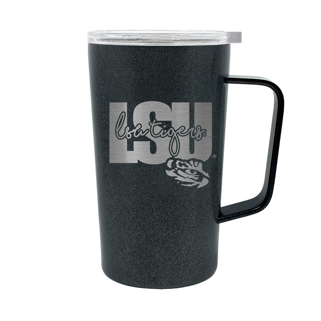 NCAA LSU Tigers 18oz Onyx Hustle Travel Mug