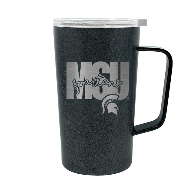 NCAA Michigan State Spartans 18oz Onyx Hustle Travel Mug