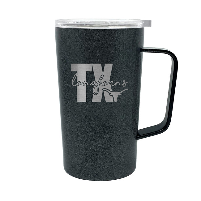 NCAA Texas Longhorns 18oz Onyx Hustle Travel Mug