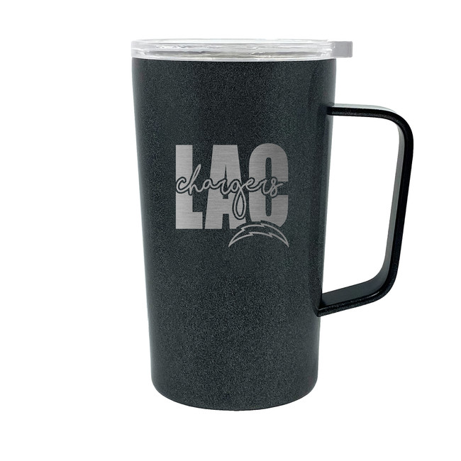 NFL Los Angeles Chargers 18oz Onyx Hustle Travel Mug