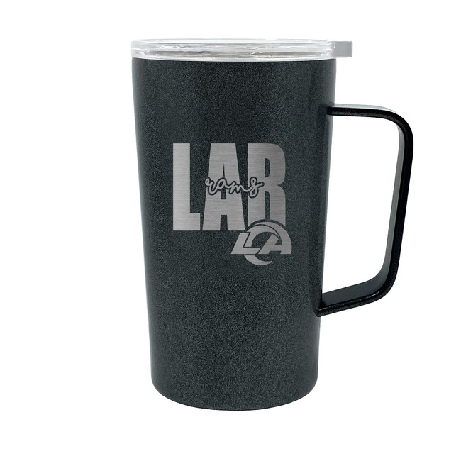 NFL Los Angeles Rams 18oz Onyx Hustle Travel Mug