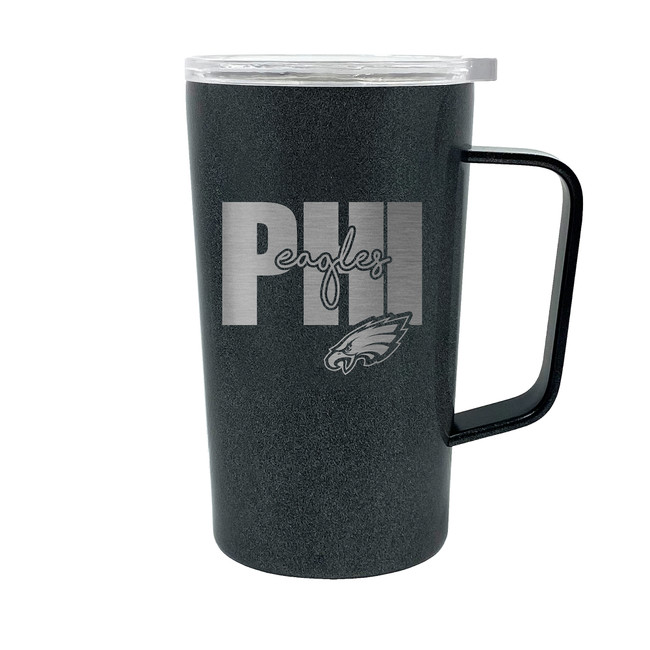 NFL Philadelphia Eagles 18oz Onyx Hustle Travel Mug