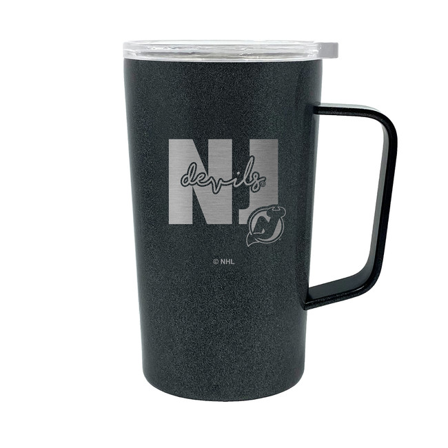 NHL New Jersey Devils 18oz Onyx Hustle Travel Mug