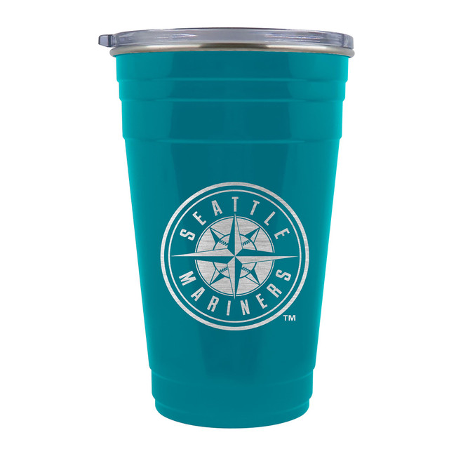 MLB Seattle Mariners 22oz Tailgater Travel Tumbler