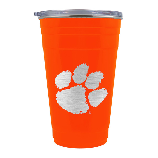 NCAA Clemson Tigers 22oz Tailgater Travel Tumbler
