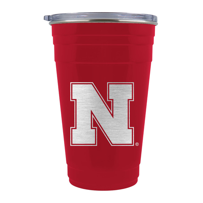 NCAA Nebraska Cornhuskers 22oz Tailgater Travel Tumbler