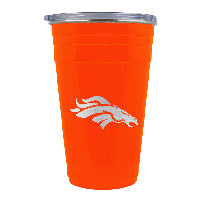 NFL Denver Broncos 22oz Tailgater Travel Tumbler