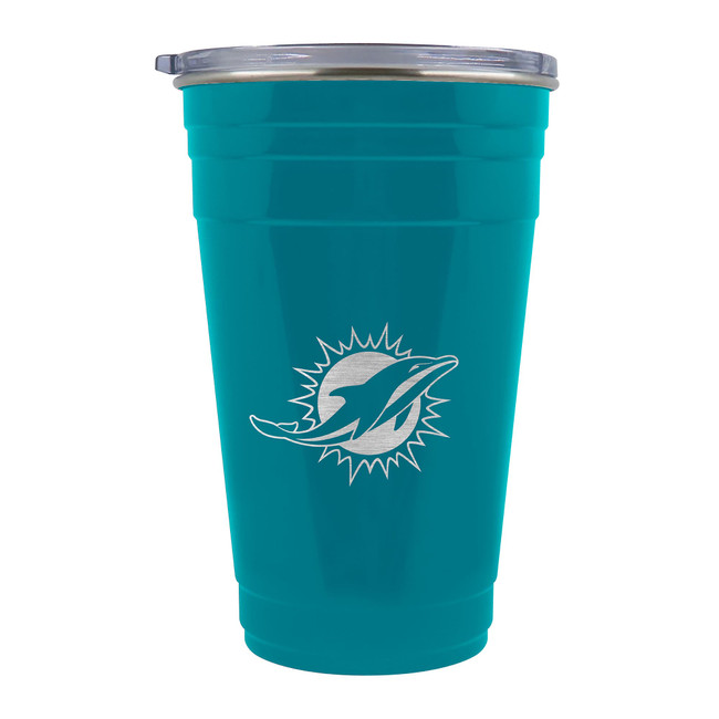 NFL Miami Dolphins 22oz Tailgater Travel Tumbler