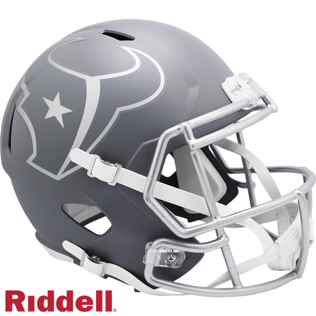 Houston Texans Helmet Riddell Replica Full Size Speed Style Slate Alternate