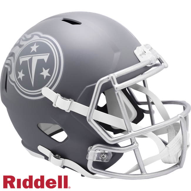 Tennessee Titans Helmet Riddell Replica Full Size Speed Style Slate Alternate