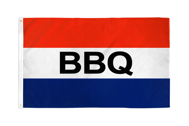 BBQ Flag 3x5ft Poly