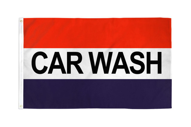 Car Wash (RWB) Flag 3x5ft Poly
