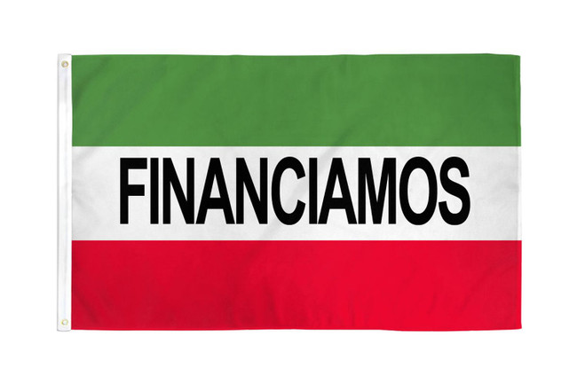 Financiamos Flag 3x5ft Poly
