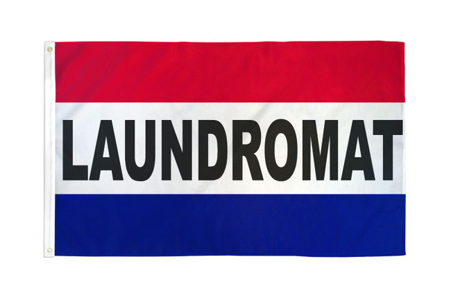 Laundromat Flag 3x5ft Poly