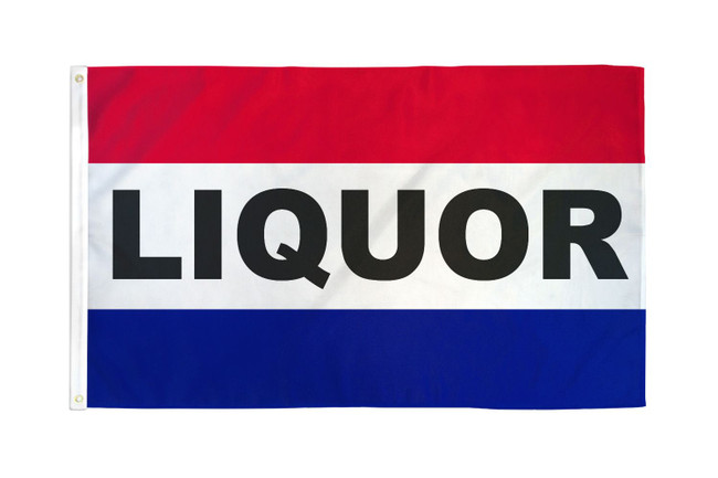 Liquor Flag 3x5ft Poly