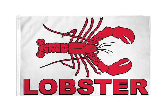 Lobster Waterproof Flag 3x5ft Poly
