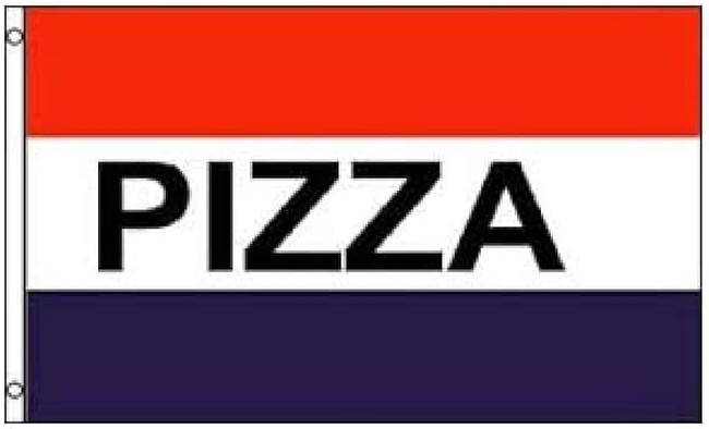 Pizza (RWB) Flag 3x5ft Poly