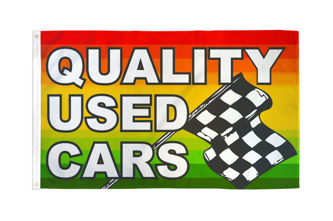 Quality Used Cars Flag 3x5ft Poly
