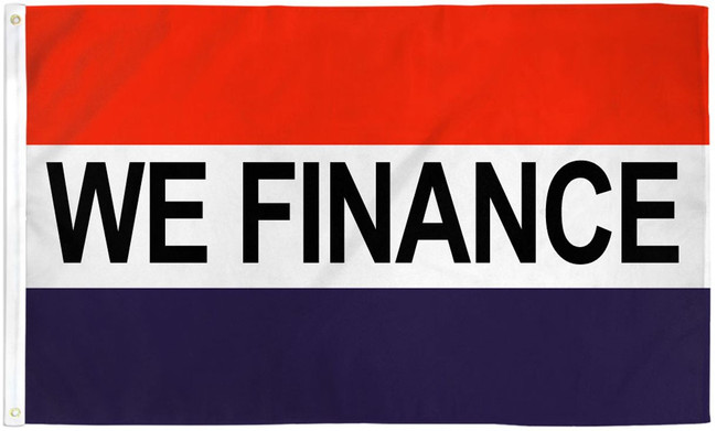 We Finance Waterproof Flag 3x5ft Poly