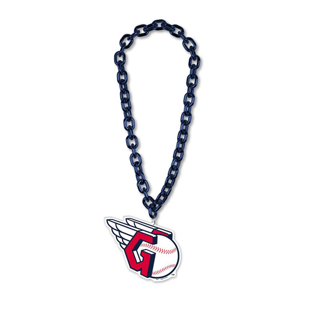 Cleveland Guardians Necklace Fan Chain Necklace NCAA Foam Chain Fan Gear