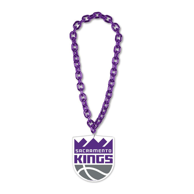 Sacramento Kings Necklace Fan Chain Necklace NCAA Foam Chain Fan Gear
