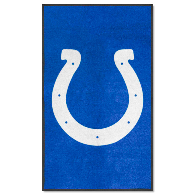 Indianapolis Colts 3X5 High-Traffic Mat with Durable Rubber Backing
