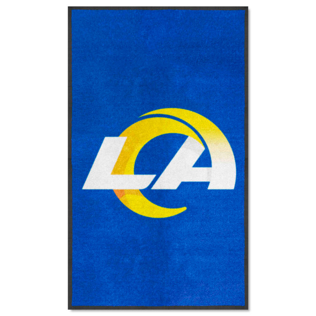 Los Angeles Rams 3X5 High-Traffic Mat with Durable Rubber Backing