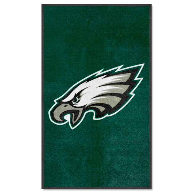 Philadelphia Eagles 3X5 High-Traffic Mat with Durable Rubber Backing