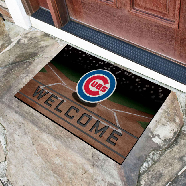 MLB - Chicago Cubs Crumb Rubber Door Mat 18"x30"