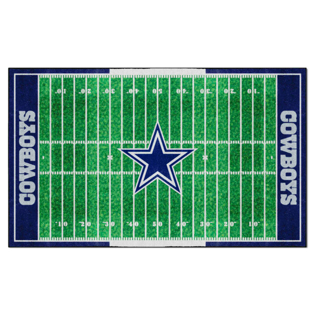 Dallas Cowboys 6x10 Plush Rug