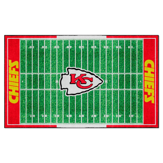 Kansas City Chiefs 6x10 Plush Rug