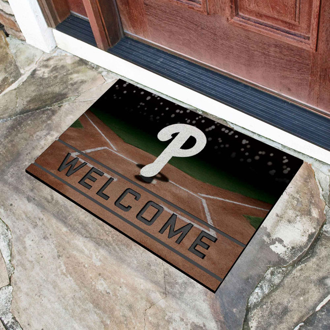 MLB - Philadelphia Phillies Crumb Rubber Door Mat 18"x30"