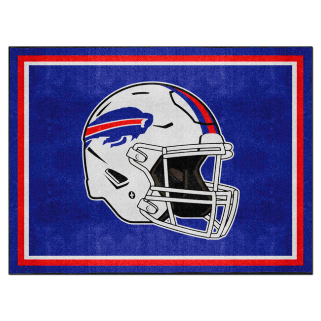 Buffalo Bills 8ft. x 10 ft. Plush Area Rug Bills Helmet Logo