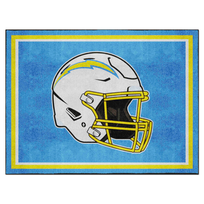 Los Angeles Chargers 8ft. x 10 ft. Plush Area Rug Bolt Primary Logo