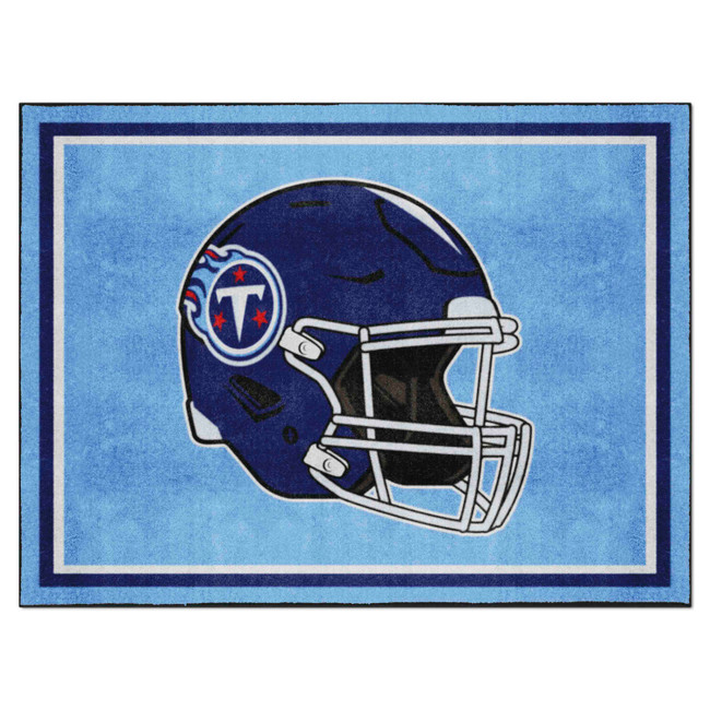 Tennessee Titans 8ft. x 10 ft. Plush Area Rug Titans Helmet Logo