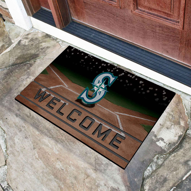 MLB - Seattle Mariners Crumb Rubber Door Mat 18"x30"