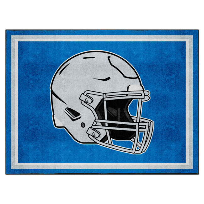 Detroit Lions 8ft. x 10 ft. Plush Area Rug Lions Retro Helmet Logo