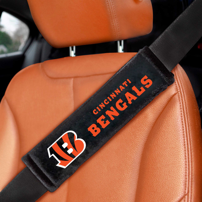 Cincinnati Bengals Embroidered Seatbelt Pad - Pair