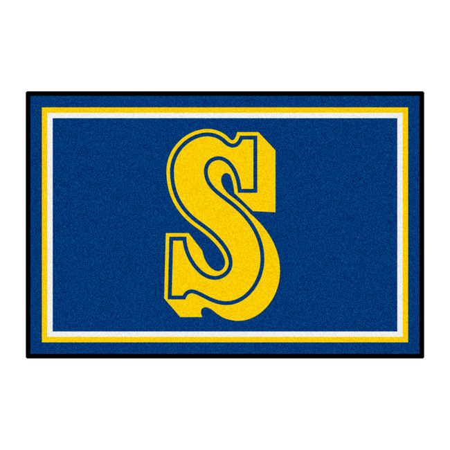Retro Collection - 1989 Seattle Mariners 4x6 Rug