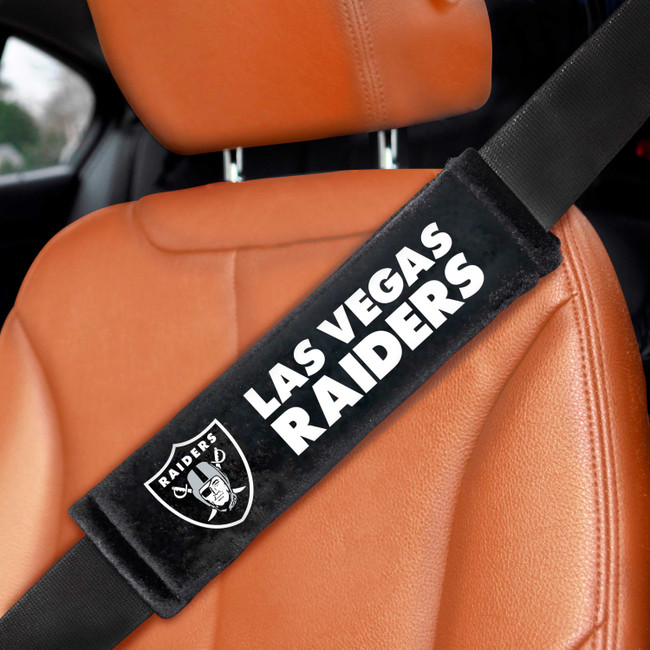 Las Vegas Raiders Embroidered Seatbelt Pad - Pair