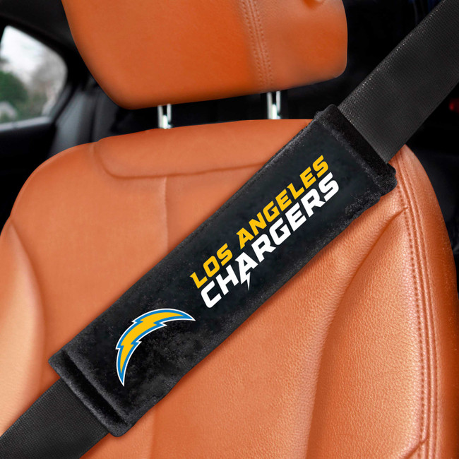 Los Angeles Chargers Embroidered Seatbelt Pad - Pair
