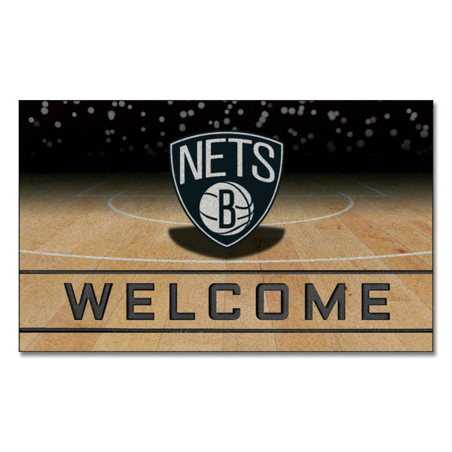 NBA - Brooklyn Nets Crumb Rubber Door Mat 18"x30"