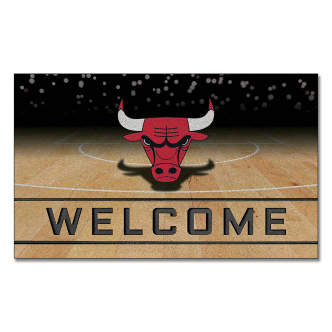 NBA - Chicago Bulls Crumb Rubber Door Mat 18"x30"