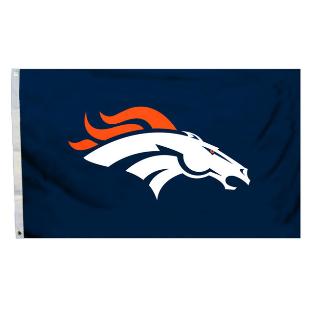 Denver Broncos Large 4ft. X 6ft. Flag